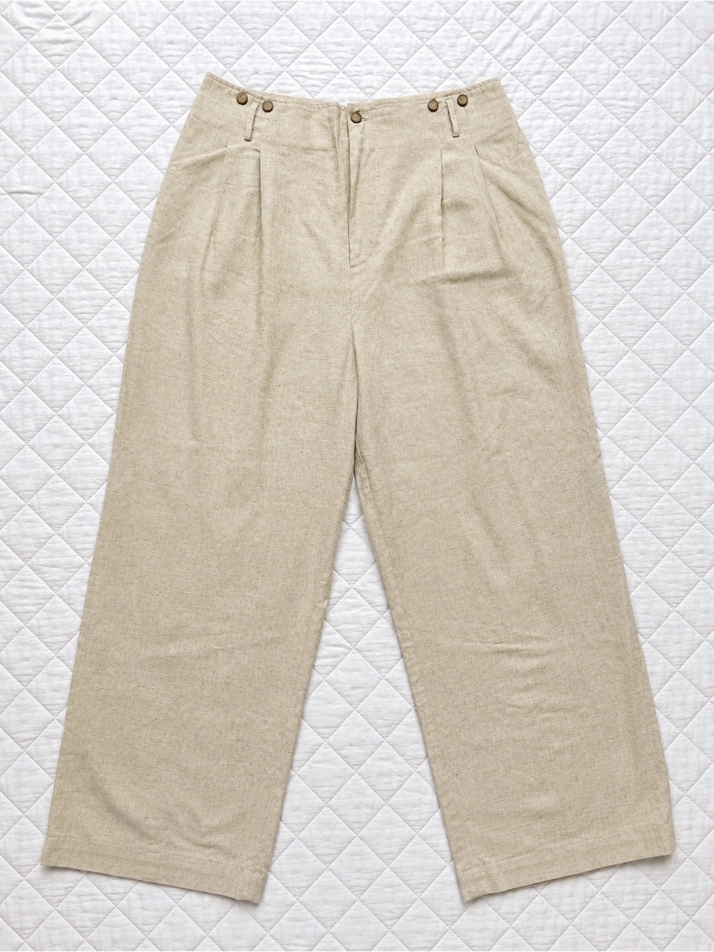 Vintage Classique Collections Linen Blend Wide Leg Pants Women’s 13/14​